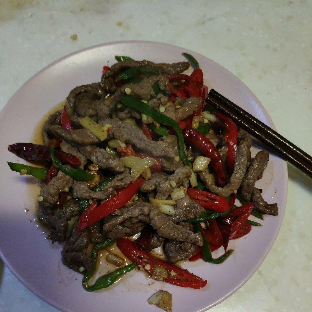 小炒牛肉