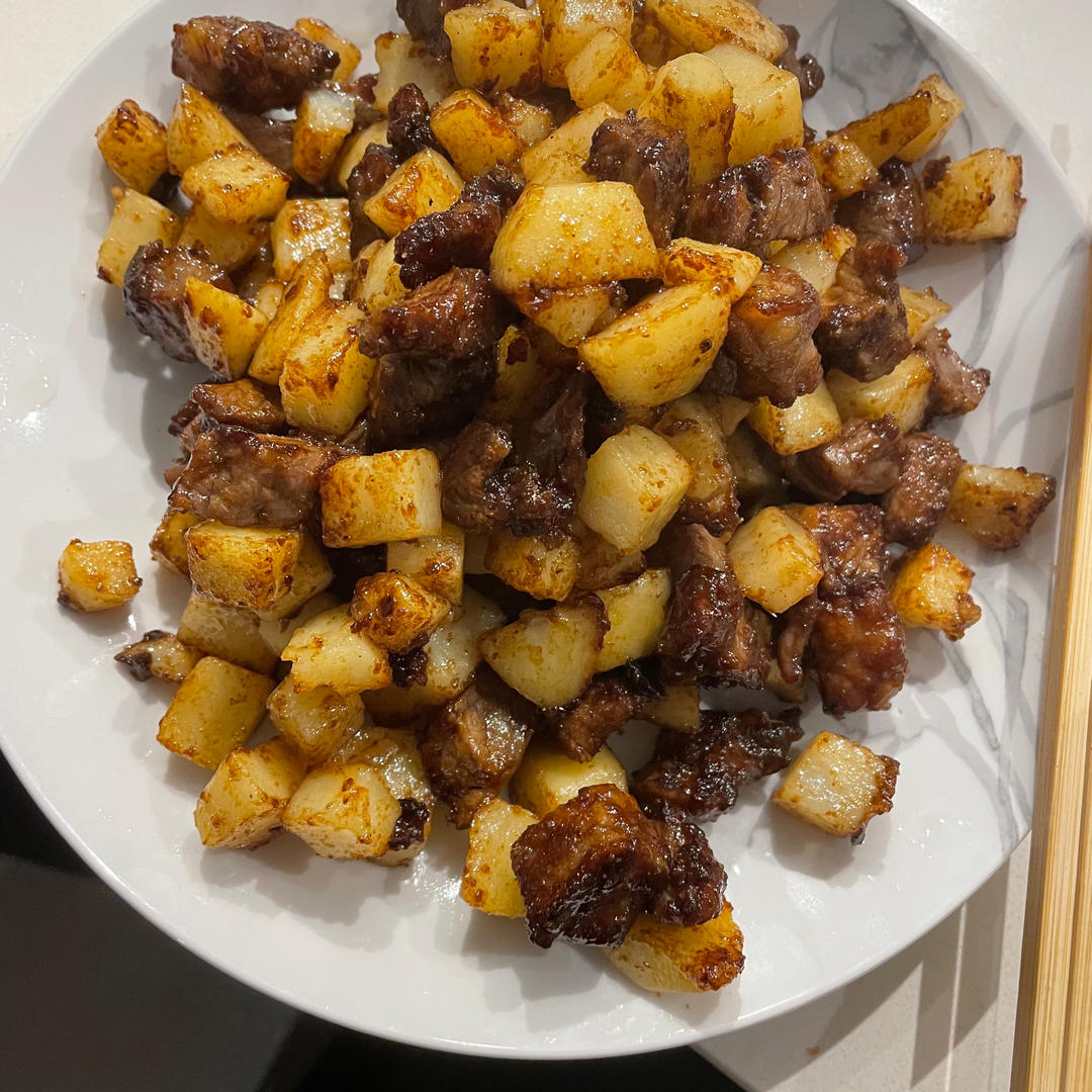 孜然牛肉土豆丁