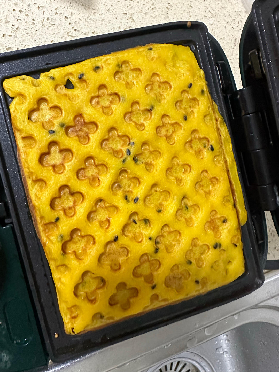 南瓜牛奶华夫饼