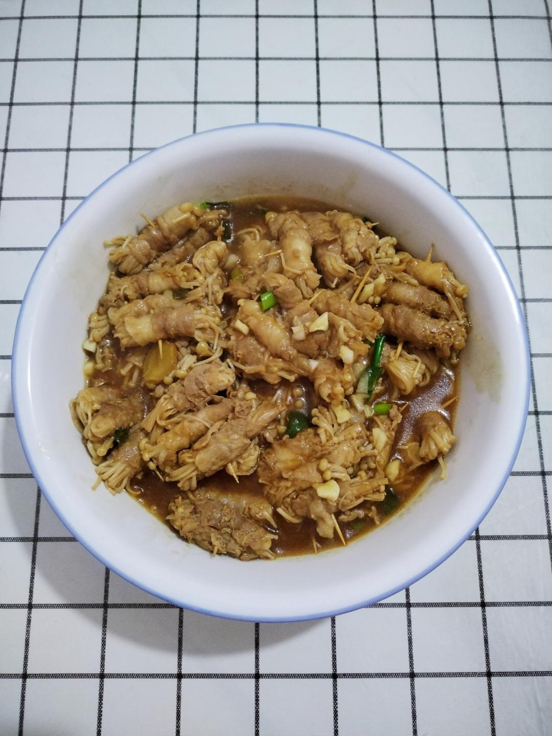金针菇培根卷