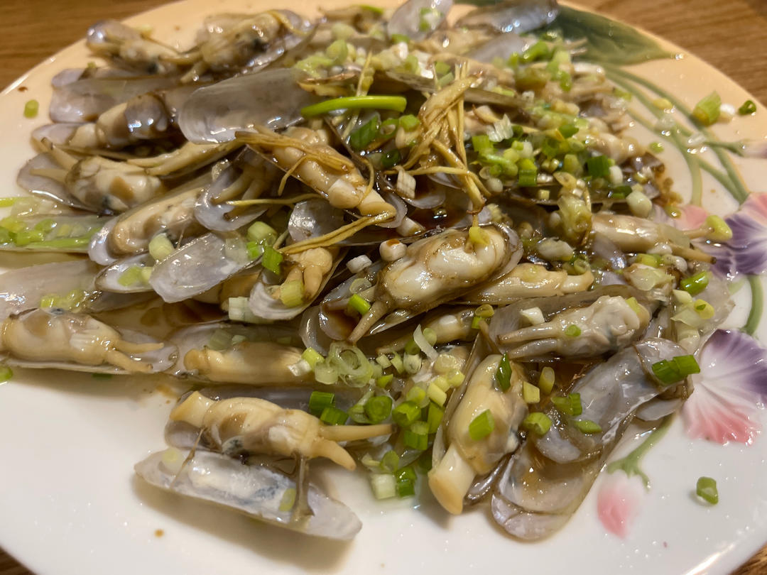 葱油蛏子