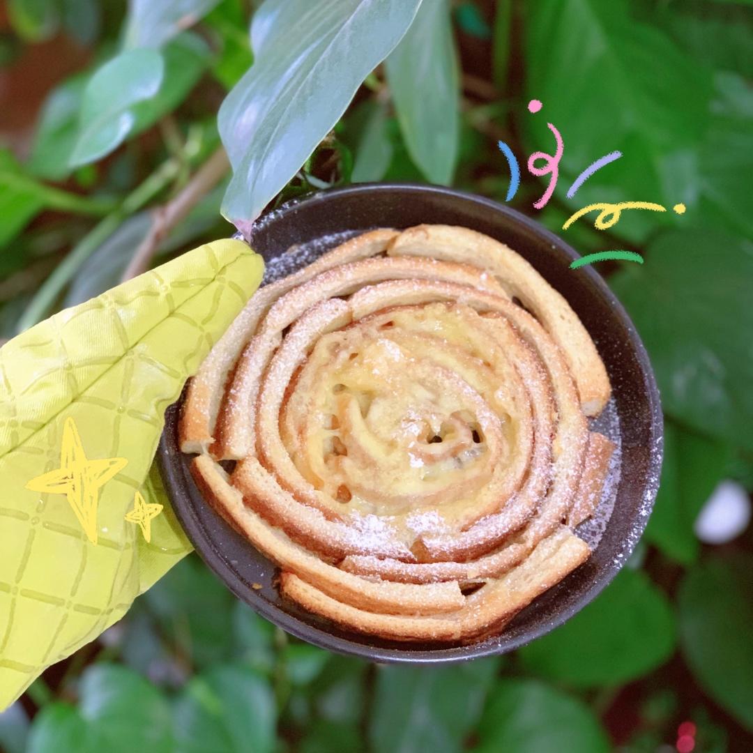 年轮法式吐司【面包边也有春天】