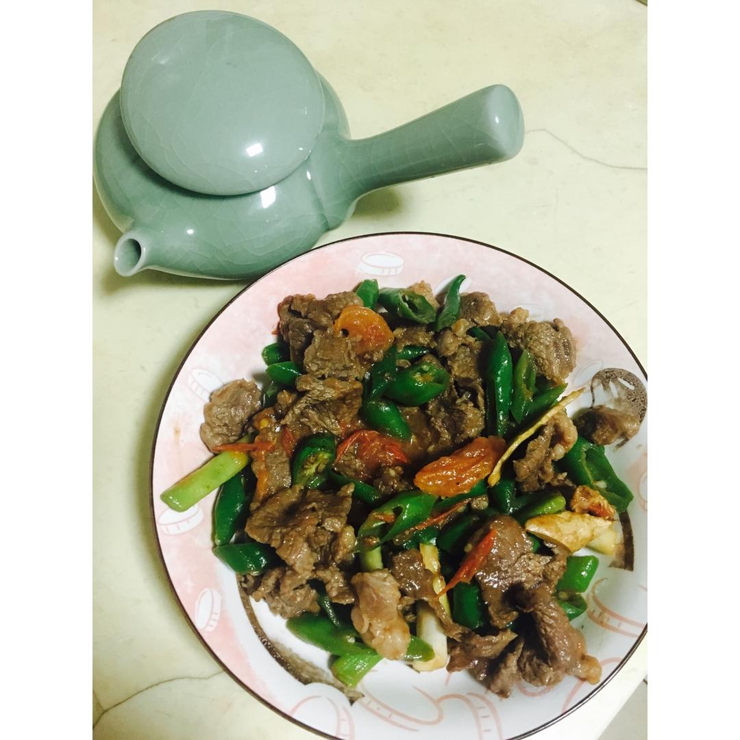 青椒牛肉