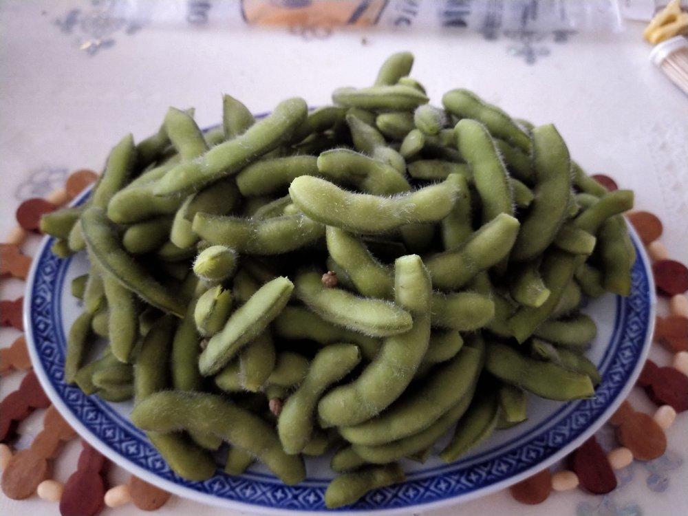煮毛豆—不会变色版