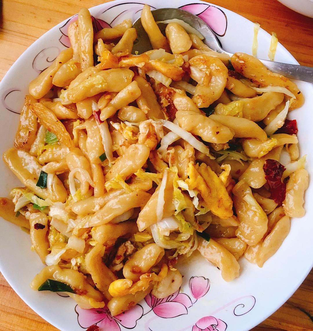 一土二十三丨做的面疙瘩