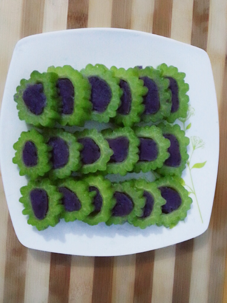 紫薯苦瓜圈