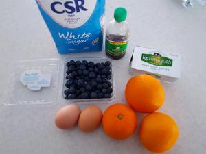 酥粒蓝莓橙汁马芬的做法 步骤1