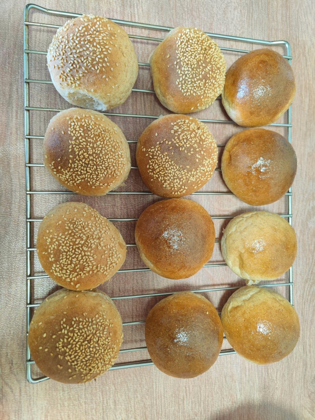 零失败汉堡胚（一次发酵）