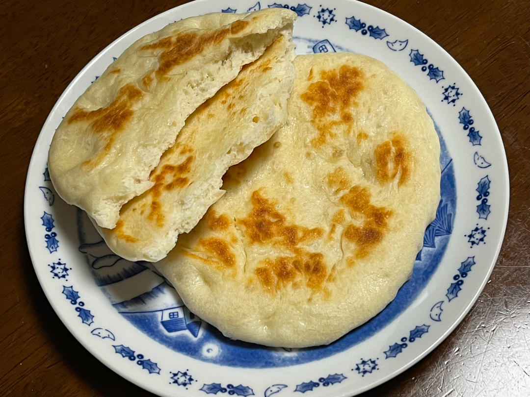 和印度餐厅一模一样的    黄油烤饼