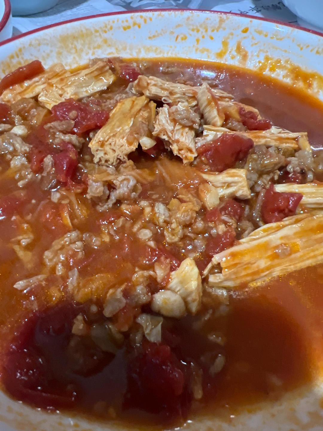 番茄腐竹牛肉煲