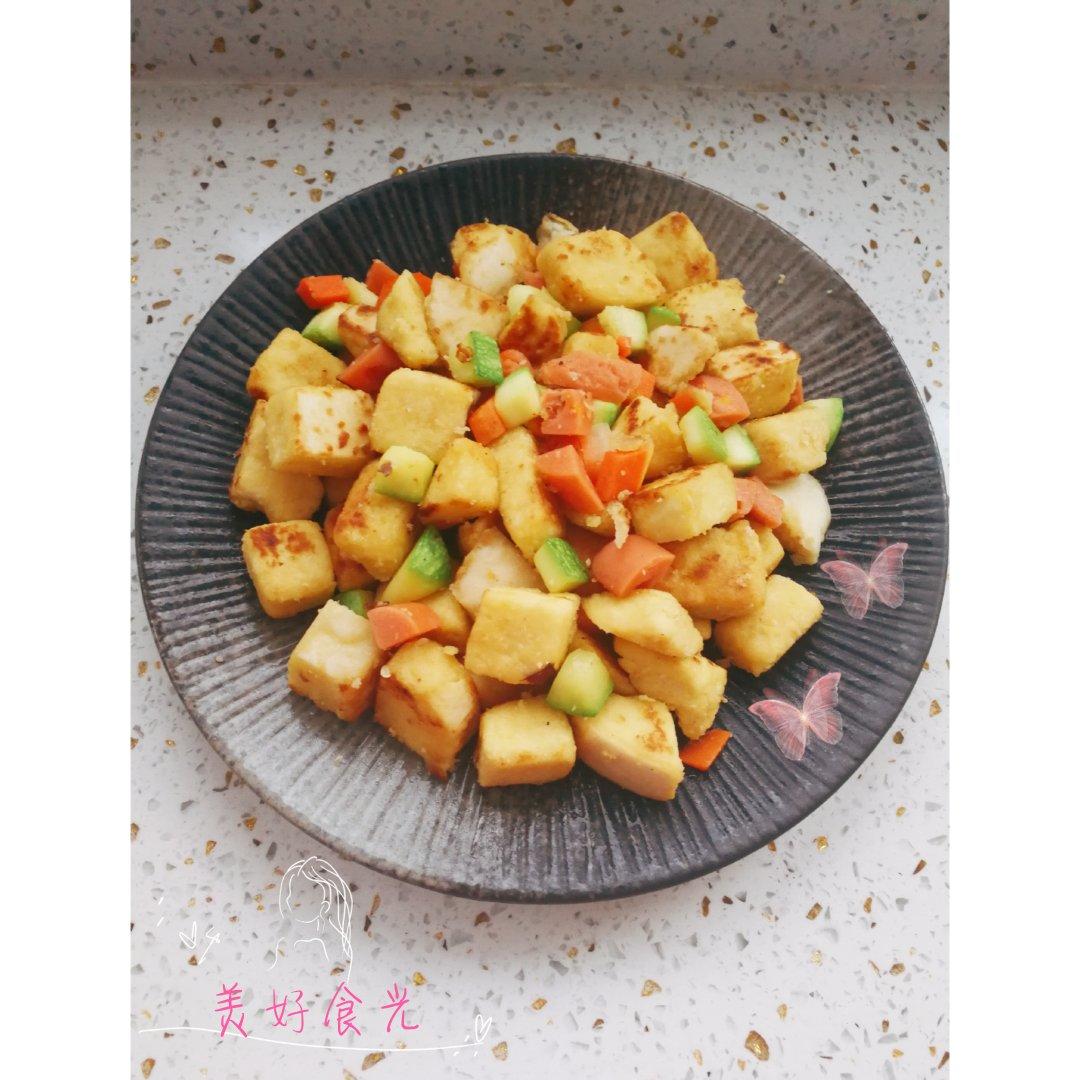 馒头的新吃法~~蛋香小方块