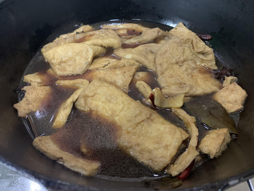 五香卤豆腐