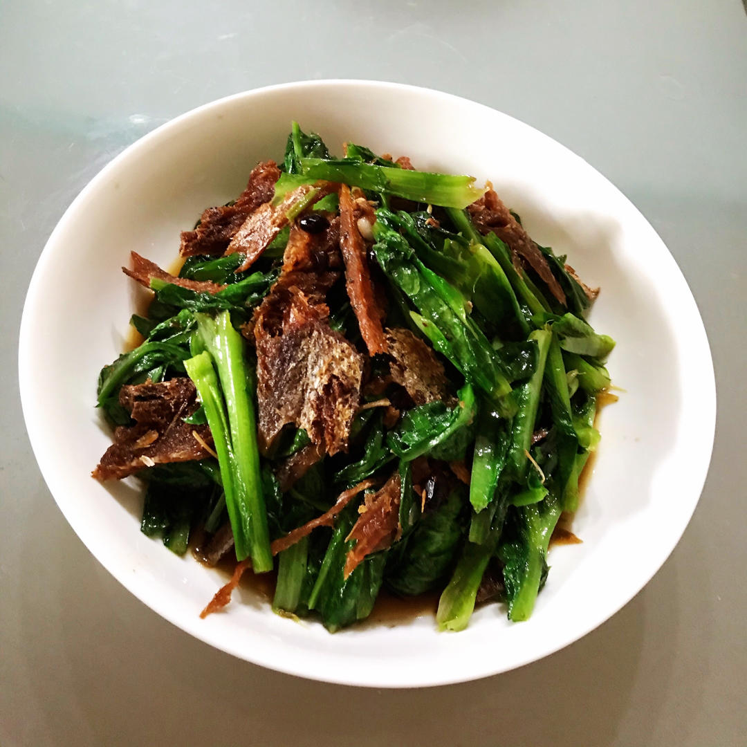 豆豉鲮鱼油麦菜