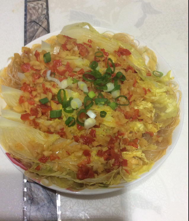 蒜蓉粉丝娃娃菜