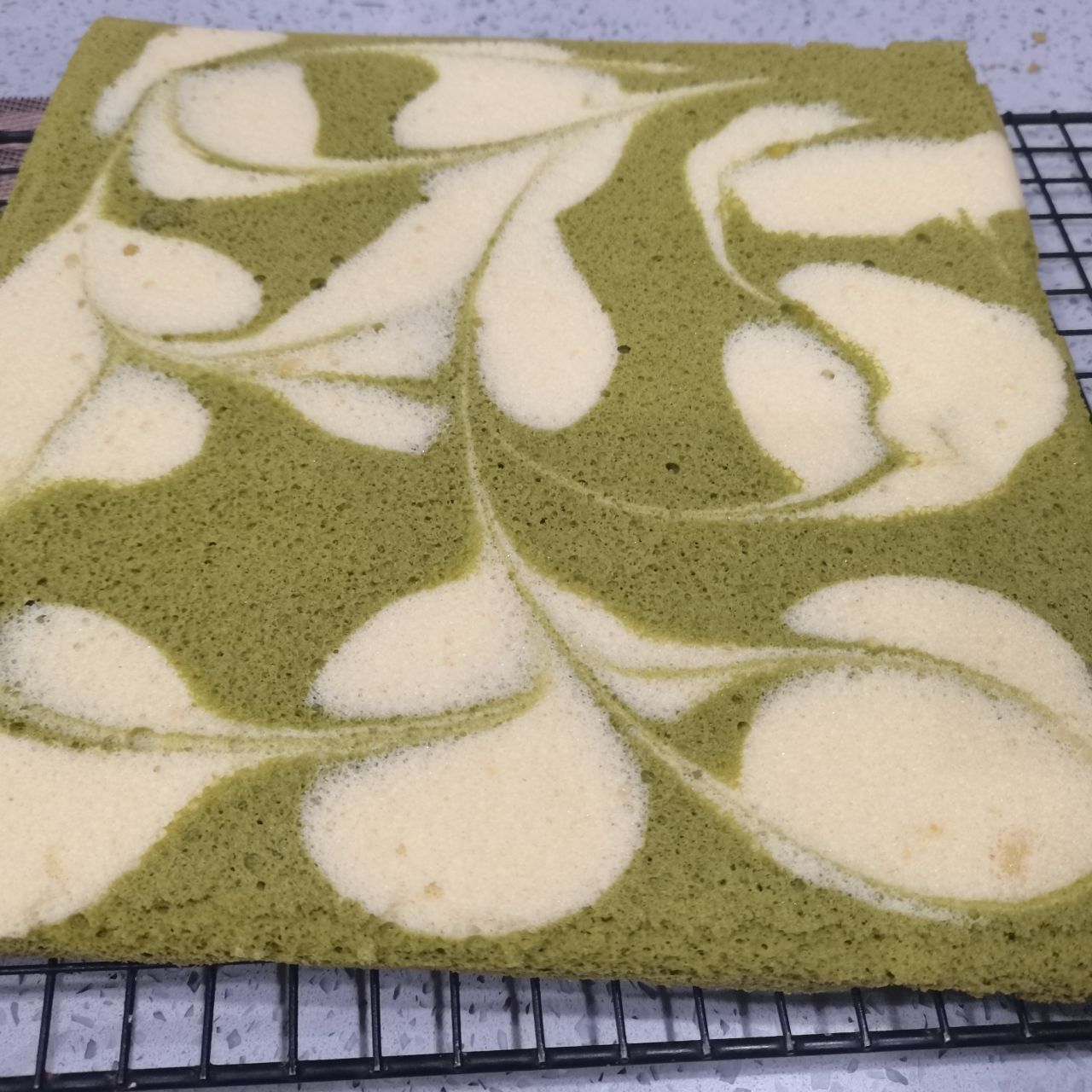 斑斓大理石蛋糕卷