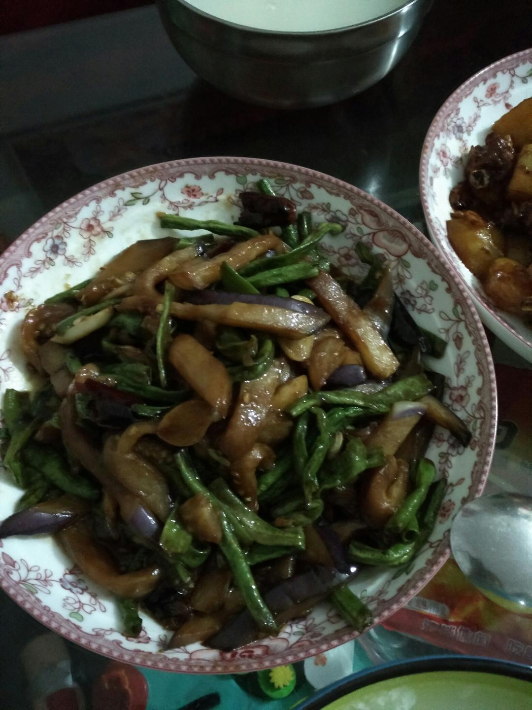 茄子豆角