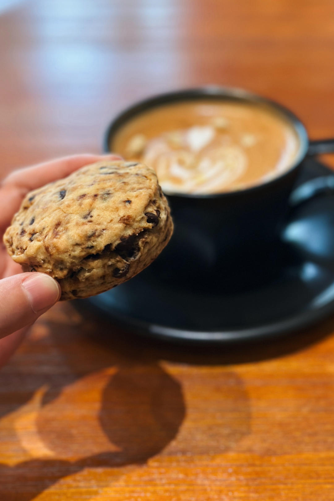 『浓郁摩卡风味』10分钟咖啡巧克力奶油司康松饼