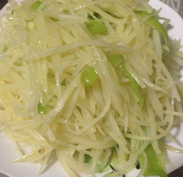 青椒土豆丝