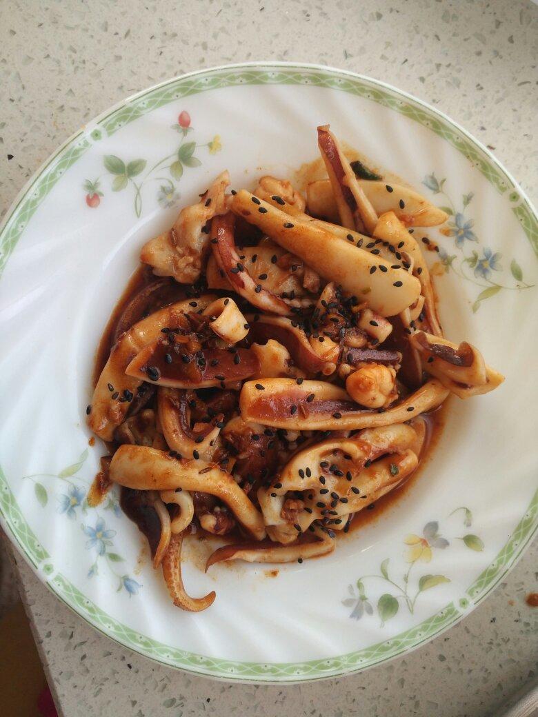 香辣鱿鱼