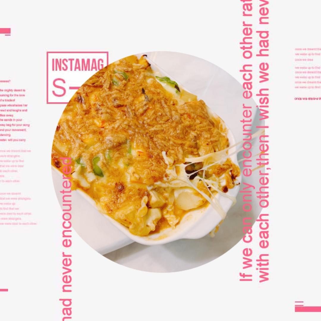 番茄鸡肉浓情焗饭【两人份】