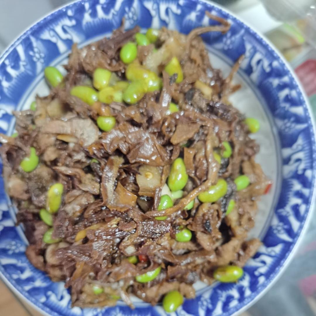 梅干菜炒毛豆