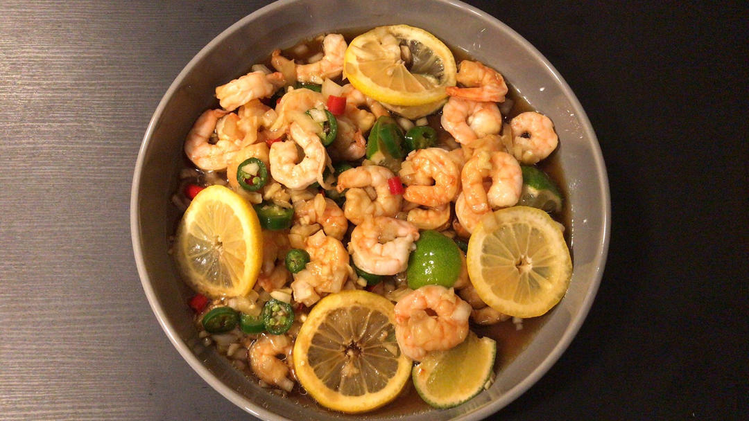 减脂首选 泰式青柠虾