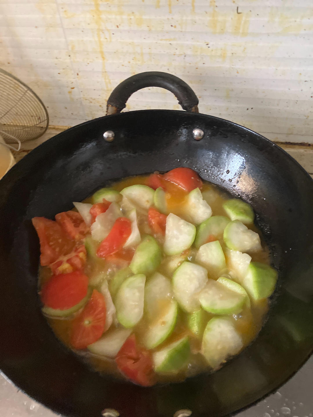 夏日素食～夜开花炖番茄
