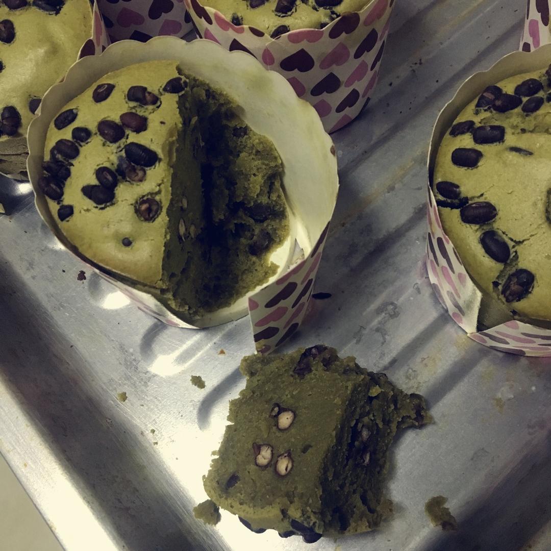 网红星巴克甜品，爆头抹茶麦芬小蛋糕