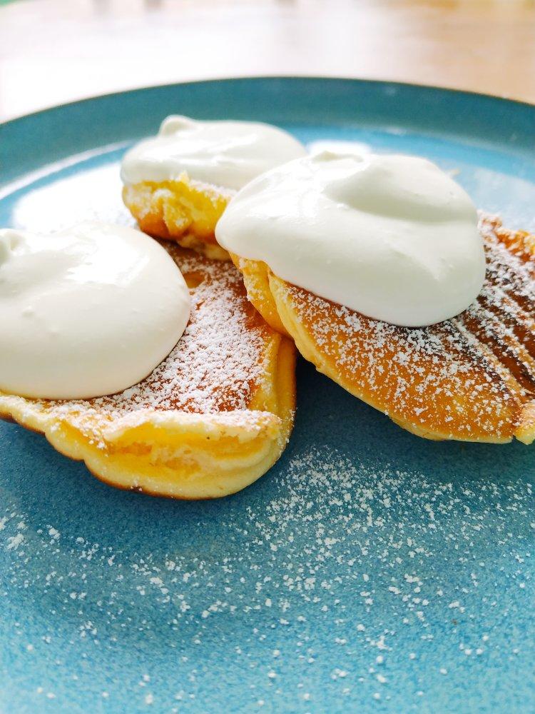 微微安1980做的舒芙蕾松饼