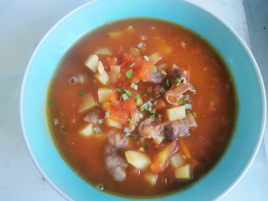 好喝开胃❗️连汤汁都不剩的番茄土豆肥牛汤。