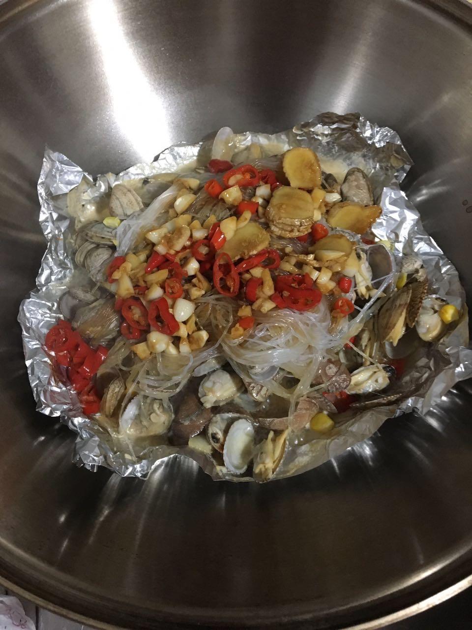 锡纸花甲粉丝