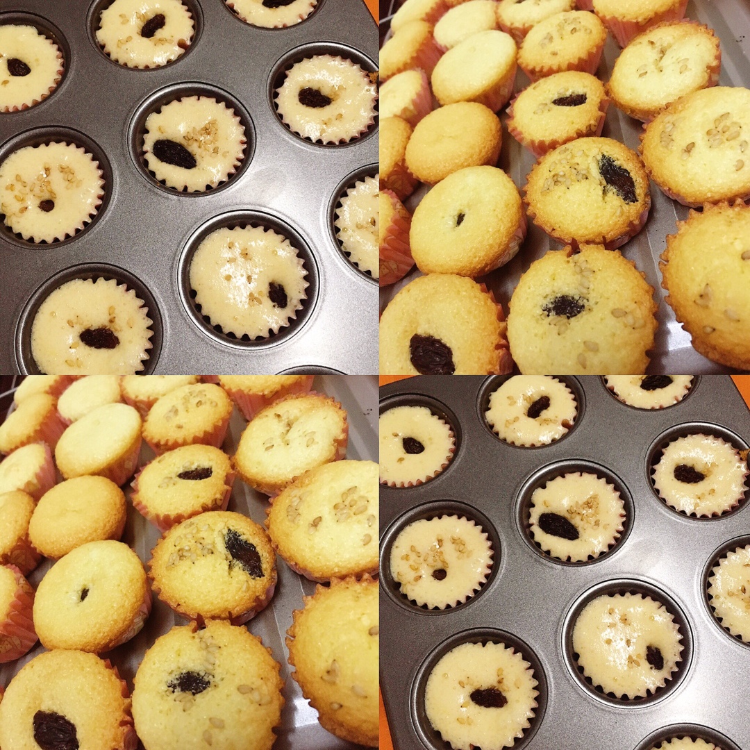 原味戚风纸杯蛋糕（烤箱做纸杯蛋糕）