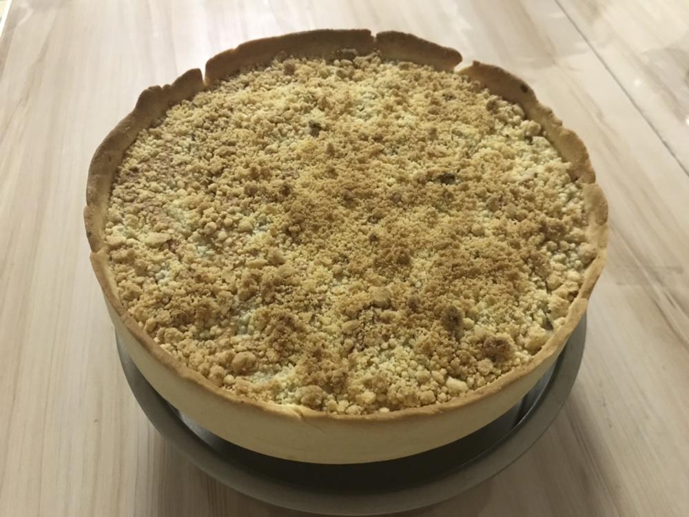 鲜奶油蜜桃派