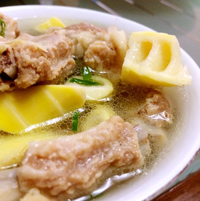 春笋煨腊排骨