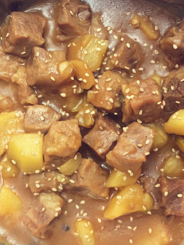 胡萝卜土豆烧牛腩
