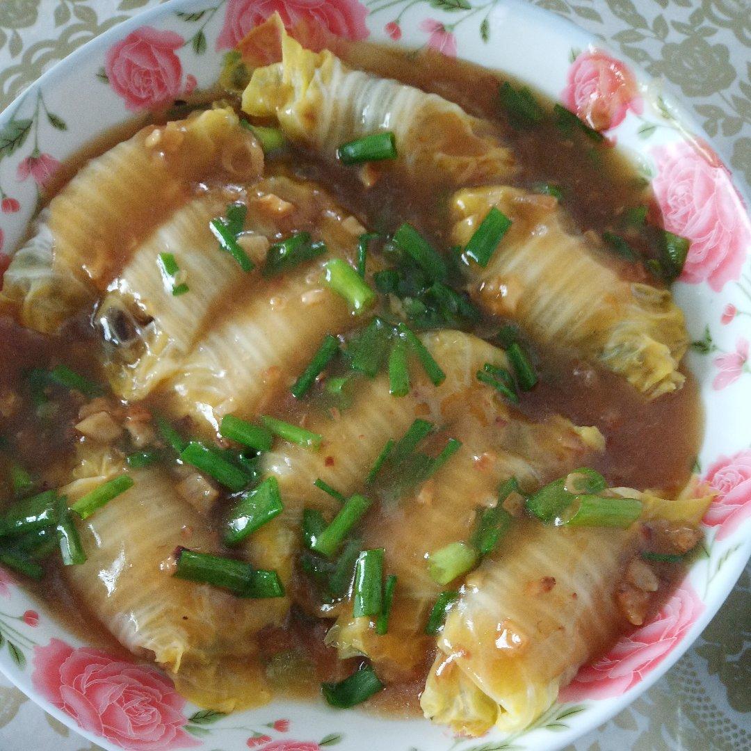 肉酿白菜卷