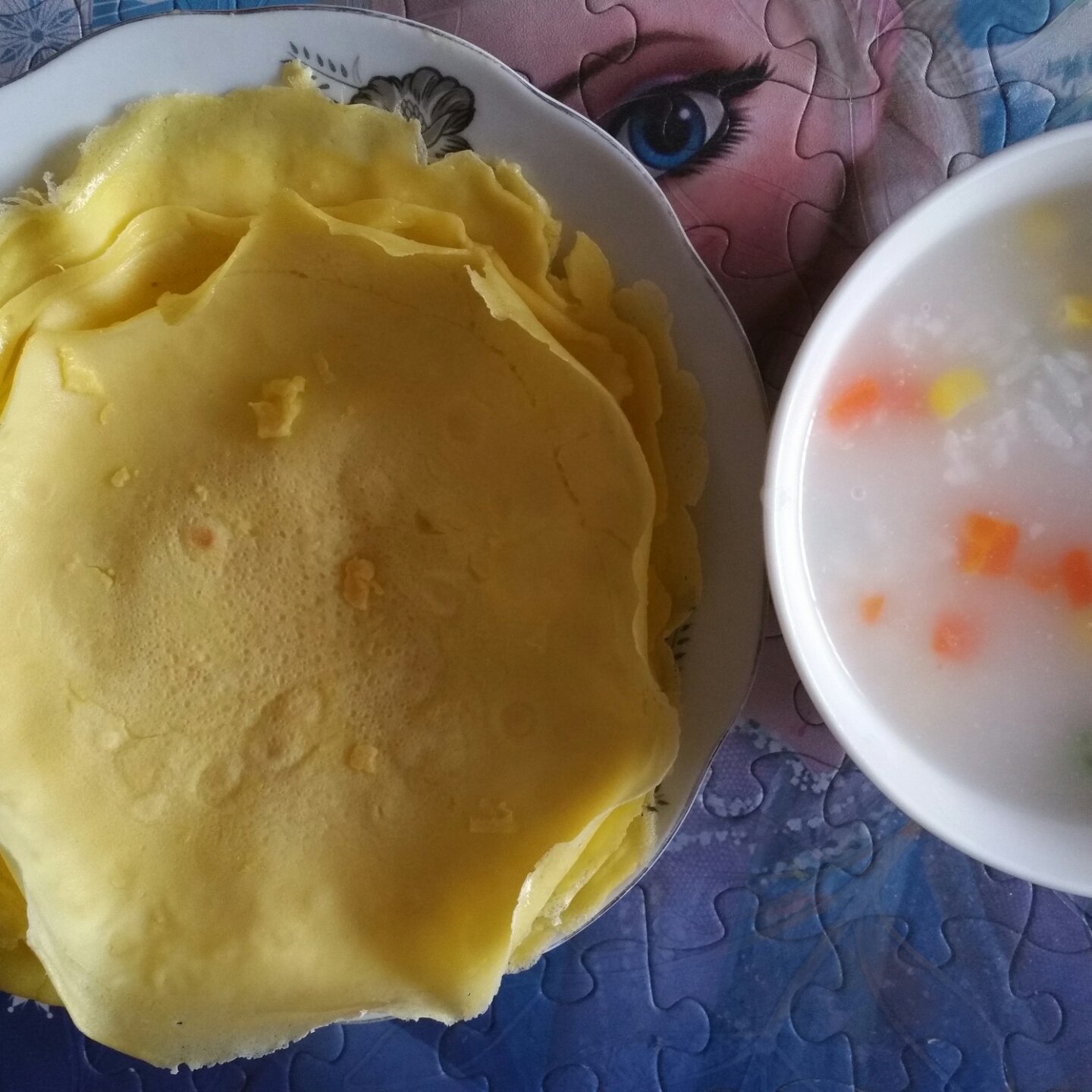 胡萝卜玉米粥
