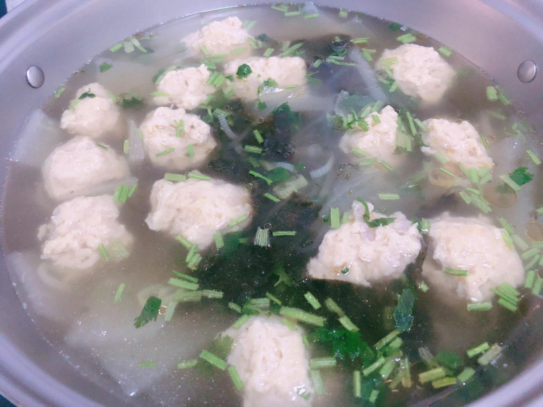 简单容易的肉丸子汤