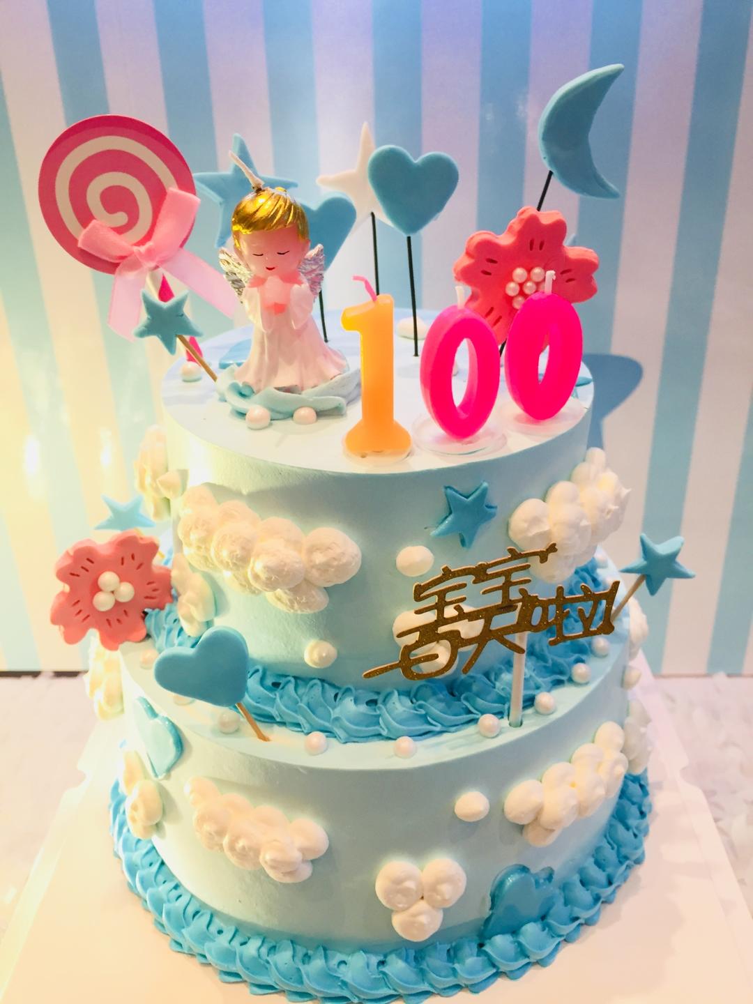 宝宝周岁 百天甜品台的做法