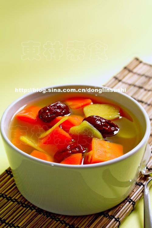 生姜胡萝卜红枣汤的做法
