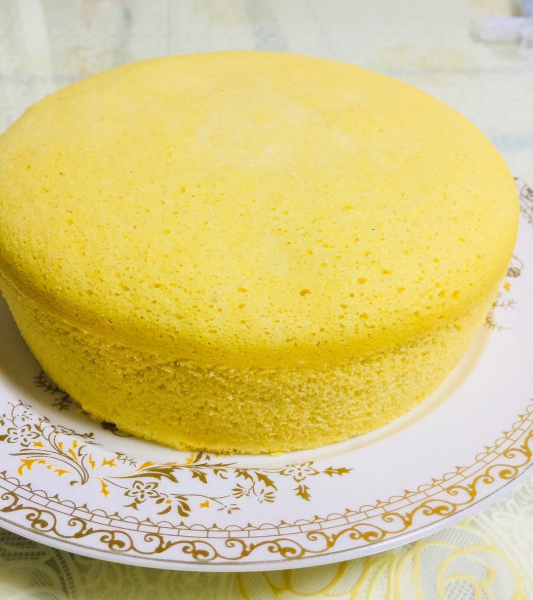 无油低糖－玉米蒸蛋糕