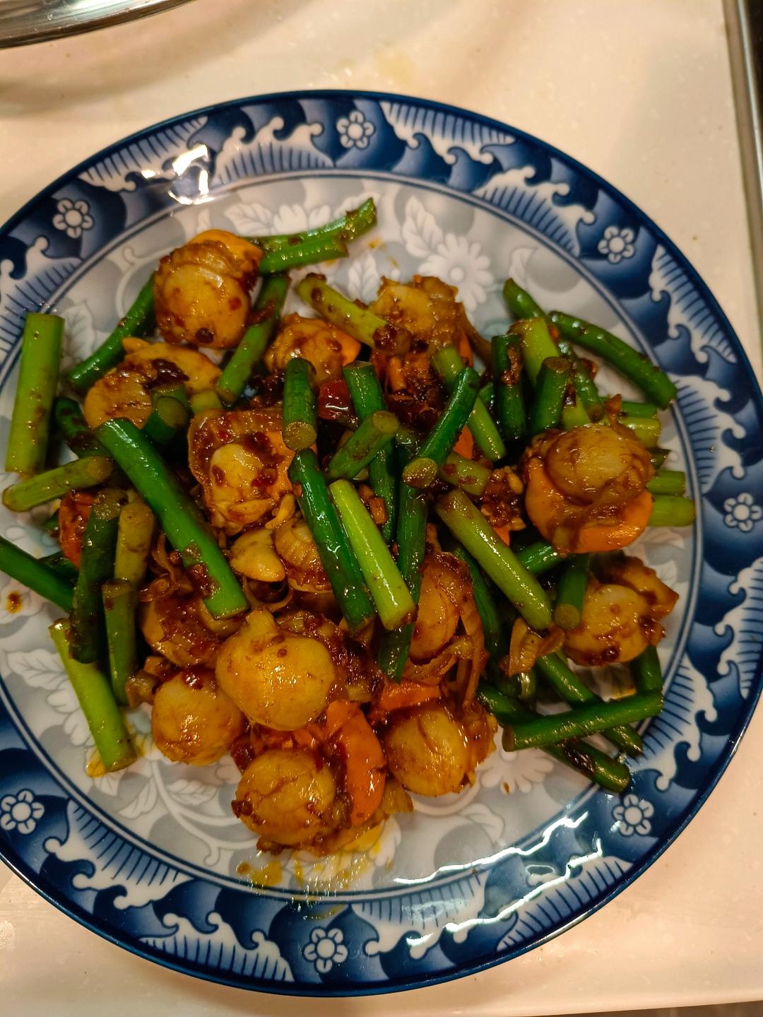 #海边独家秘方#一招去腥的辣炒扇贝肉