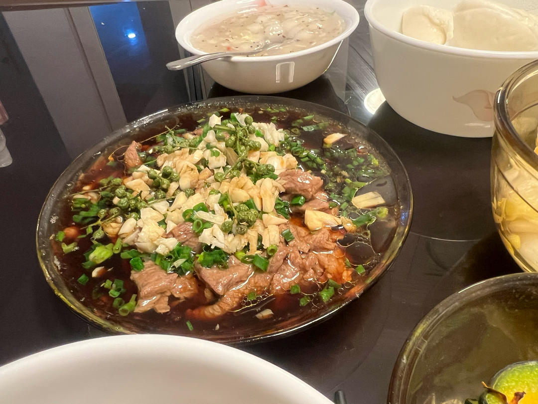 葱油牛肉