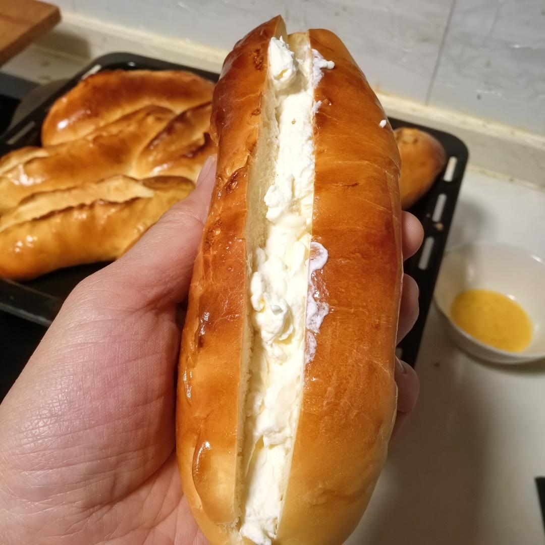 保存吧很难找 奶油面包保姆级教程 软fufu能爆浆 我一口气能吃3个