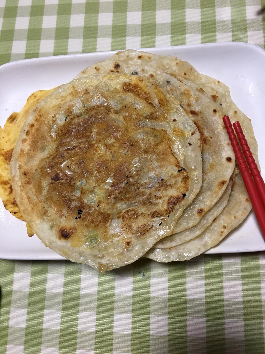 饺子皮煎饼的做法 步骤7