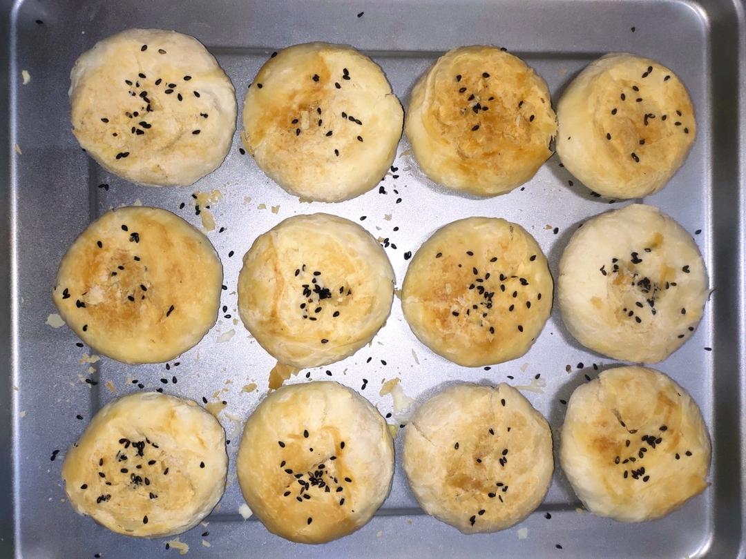 堂妈小厨——酥皮绿豆饼