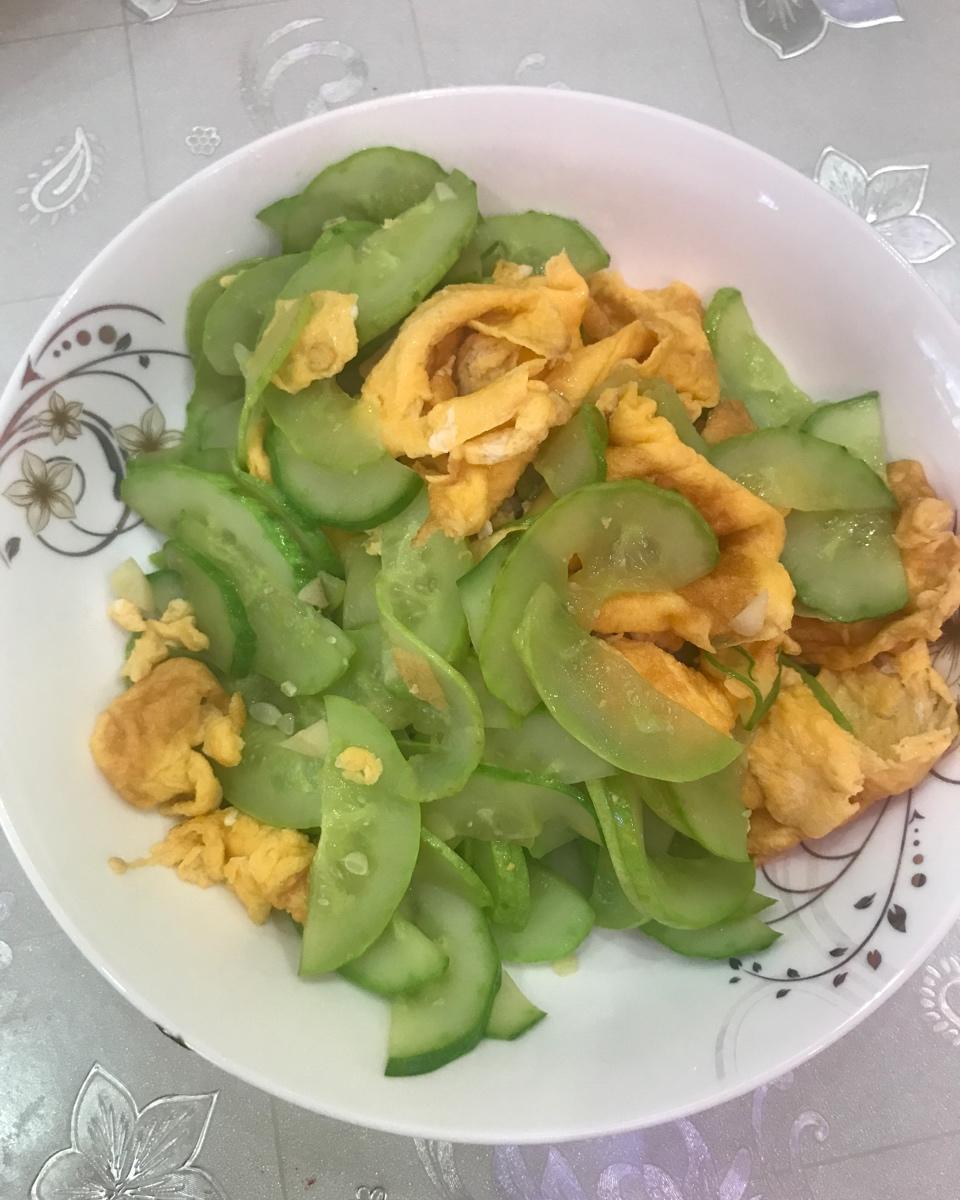 黄瓜炒鸡蛋
