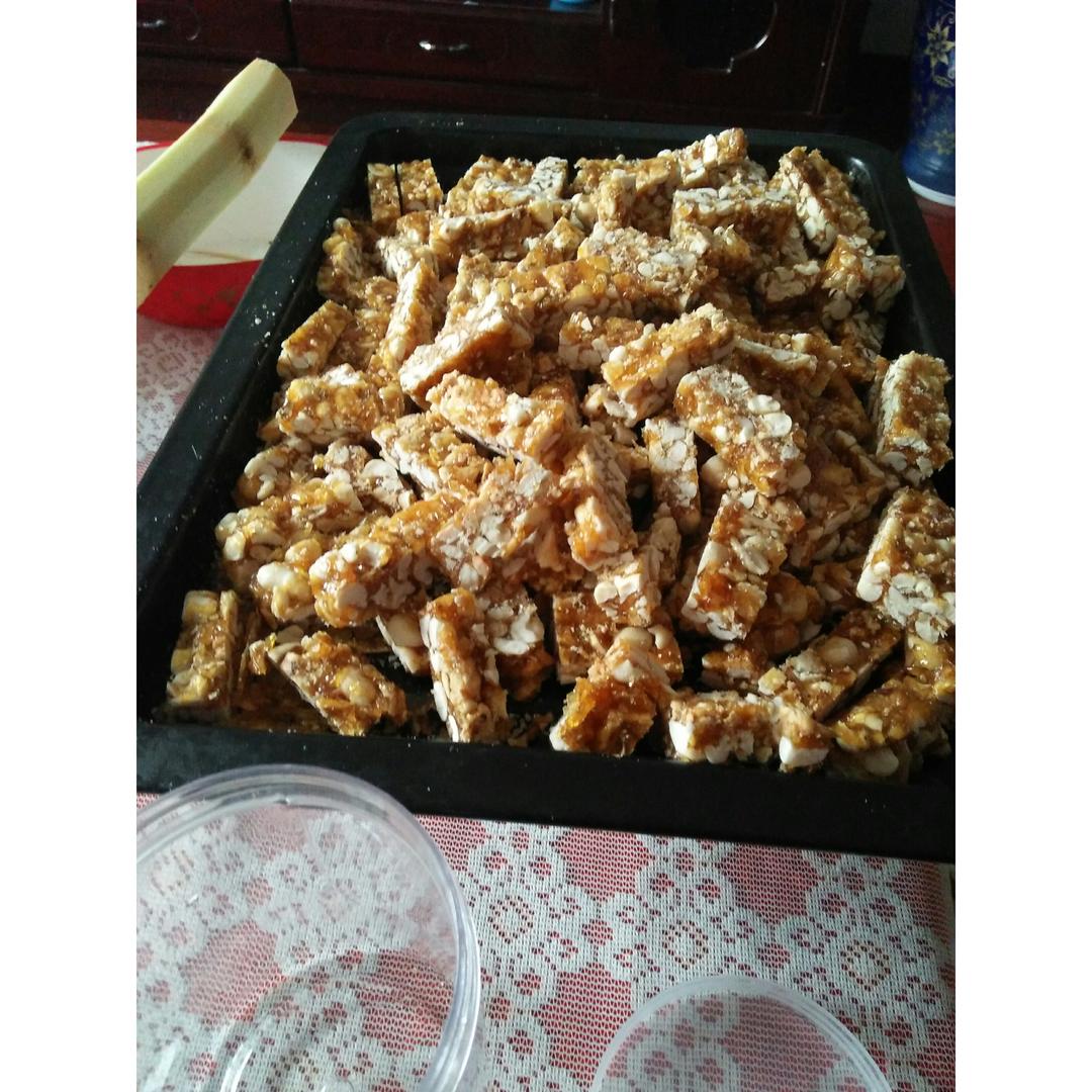 无水无油香脆花生糖