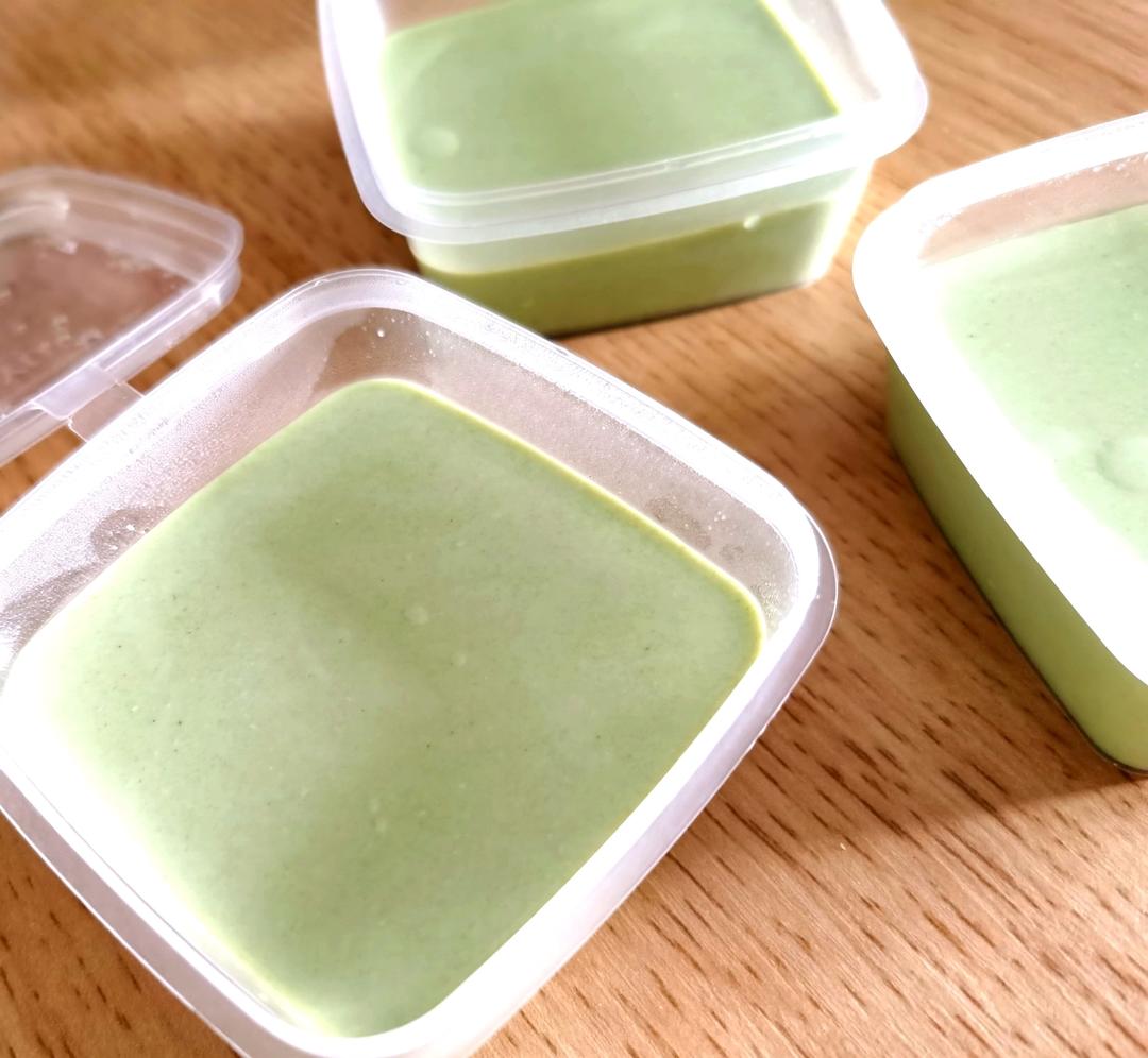 免烤箱❗搅一搅就成功的抹茶奶冻😋