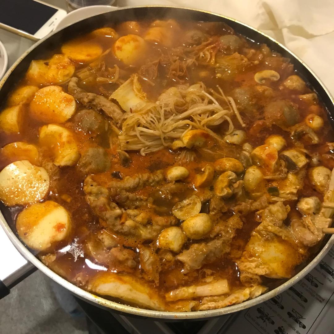 韩国部队锅拉面锅（超好吃）